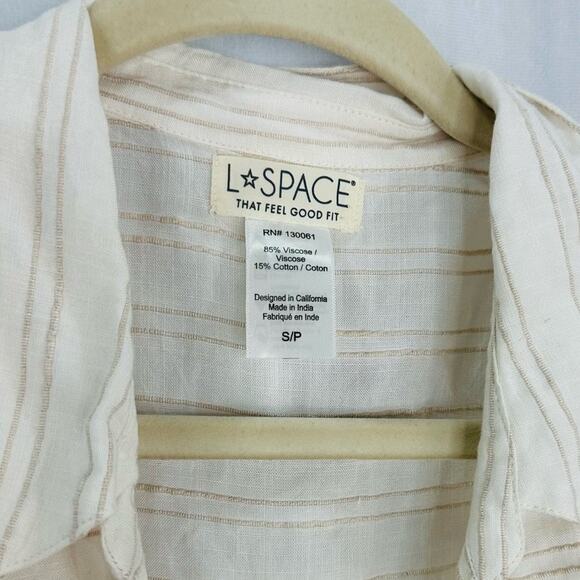 L*Space White Wrap Swim Coverup - Picture 7 of 8